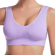 Plus Size Breathable Sports Bra (S–7XL) – Wire-Free Shockproof Support for Running & Yoga
