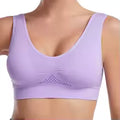 Plus Size Breathable Sports Bra (S–7XL) – Wire-Free Shockproof Support for Running & Yoga