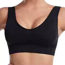 Plus Size Breathable Sports Bra (S–7XL) – Wire-Free Shockproof Support for Running & Yoga
