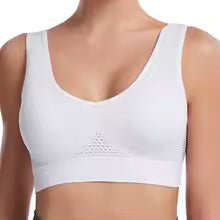 Plus Size Breathable Sports Bra (S–7XL) – Wire-Free Shockproof Support for Running & Yoga